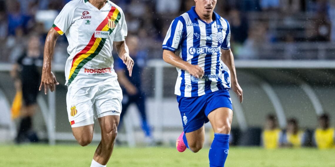 copa-do-nordeste:-csa-goleia-sampaio-correa-no-rei-pele