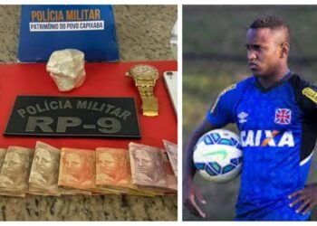 Yago, ex-jogador do Vasco, é preso novamente no Bairro Zumbi, Cachoeiro/ES